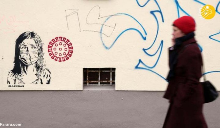 (تصاویر) نقاشی‌های خیابانی از ویروس کرونا