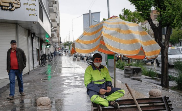 (تصاویر) بارش باران در تهران