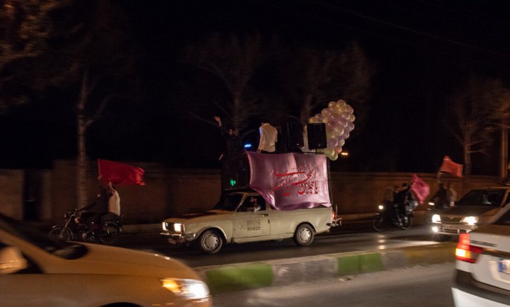 (تصاویر) کاروان‌های جشن خیابانی در شیراز ‌