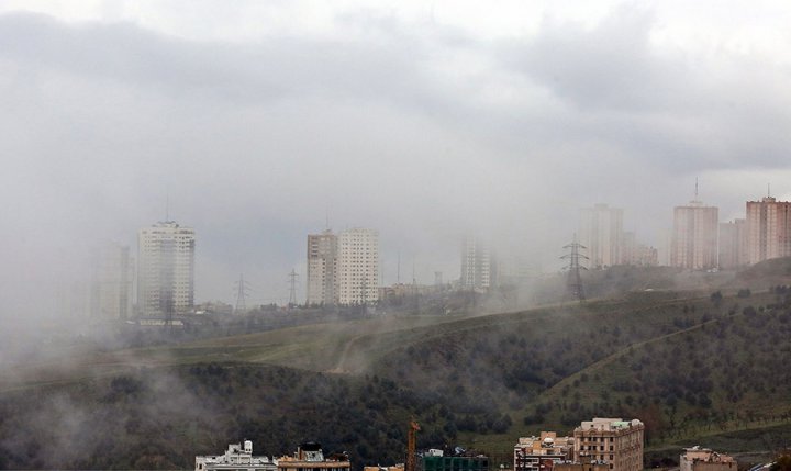 (تصاویر) مه گرفتگی صبحگاهی تهران