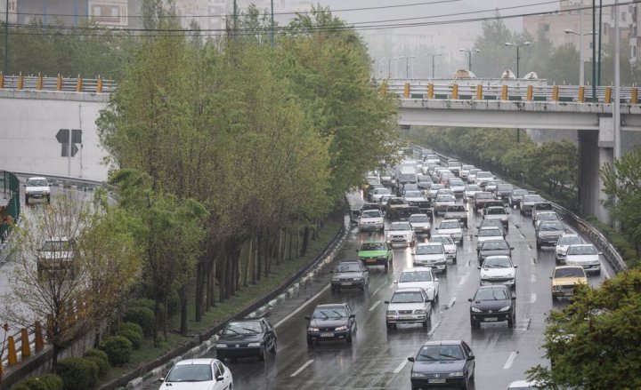 (تصاویر) ترافیک بزرگراه‌های تهران در صبح شنبه