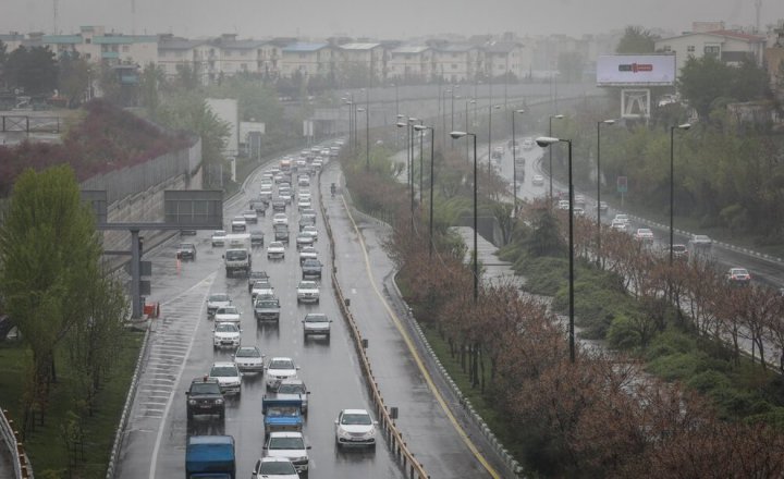 (تصاویر) ترافیک بزرگراه‌های تهران در صبح شنبه