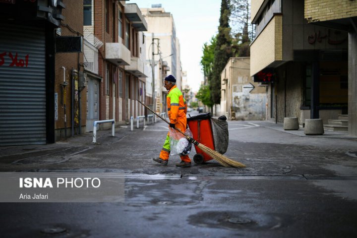 (تصاویر) پاکبانان بی دفاع در برابر کرونا