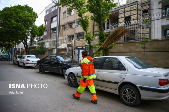 (تصاویر) پاکبانان بی دفاع در برابر کرونا