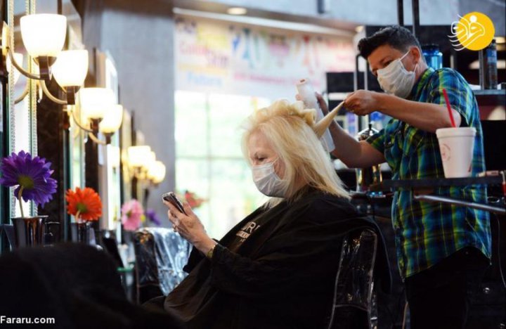 (تصاویر) باز شدن آرایشگاه‌ها و سالن‌های خالکوبی در آمریکا