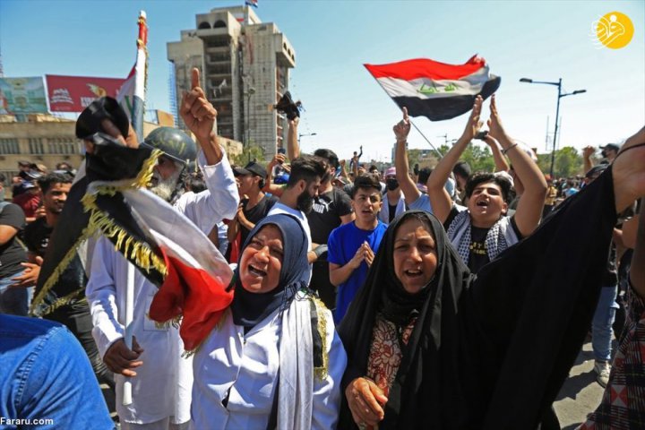 (تصاویر) بازگشت اعتراضات عراق پس از ۵۰ روز