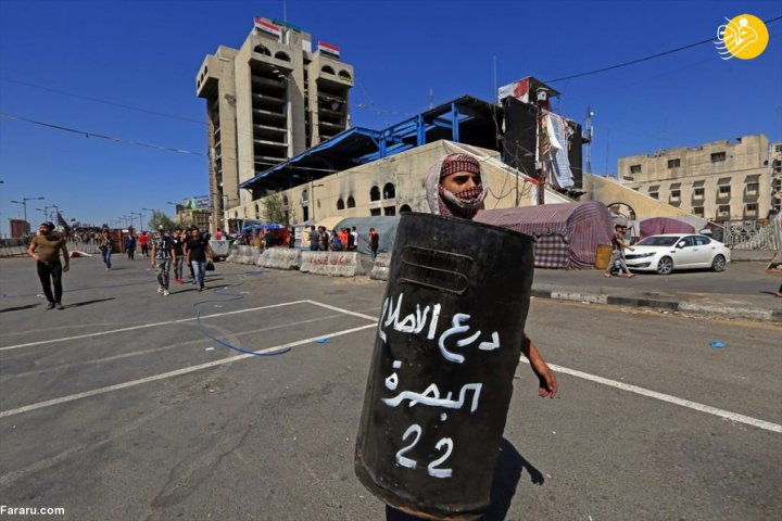 (تصاویر) بازگشت اعتراضات عراق پس از ۵۰ روز