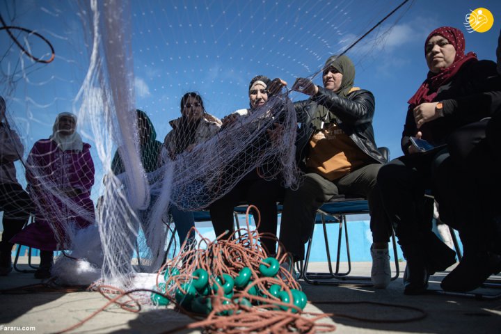 (تصاویر) زنان ماهیگیر مراکش