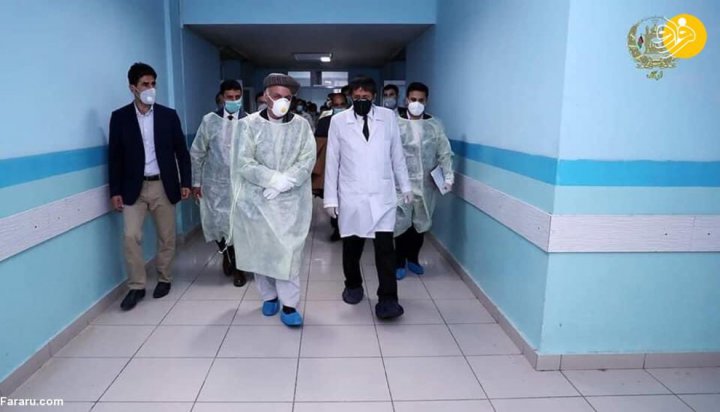 (تصاویر) بازدید اشرف غنی از زایشگاهی که هدف حمله قرار گرفت