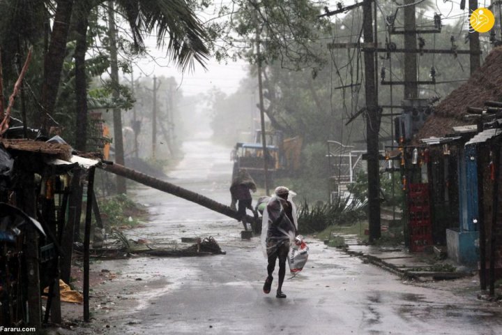(تصاویر) طوفان امفان هند و بنگلادش را درنوردید