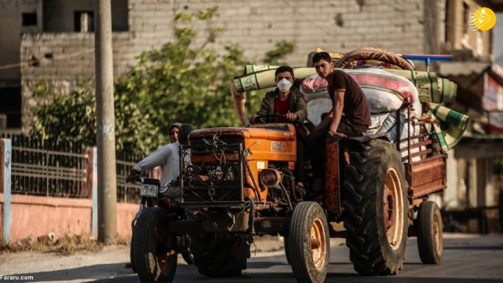 (تصاویر) فرار از ادلب