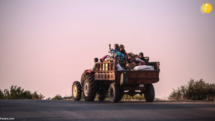 (تصاویر) فرار از ادلب