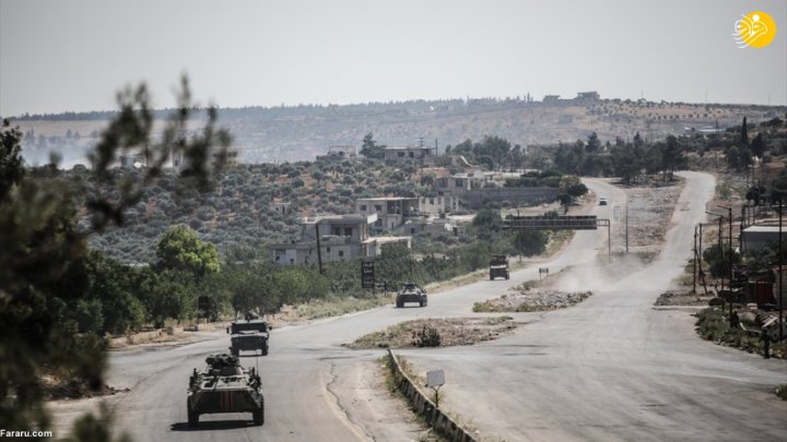(تصاویر) گشت‌زنی مشترک ارتش روسیه و ترکیه در ادلب