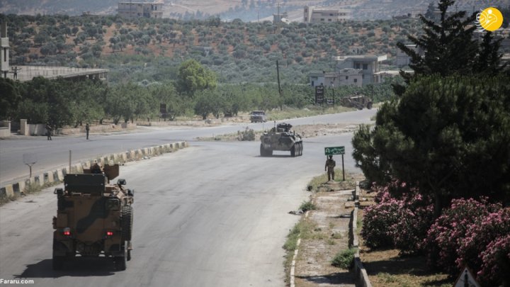 (تصاویر) گشت‌زنی مشترک ارتش روسیه و ترکیه در ادلب