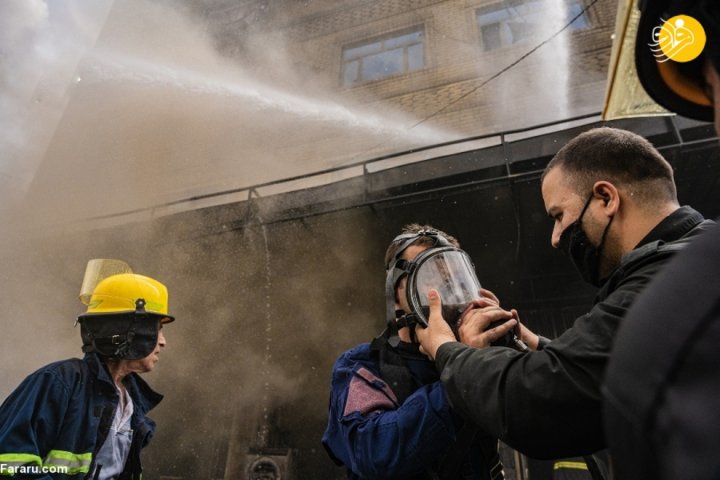 (تصاویر) مرگ پناهجوی سوری در آتش سوزی اربیل