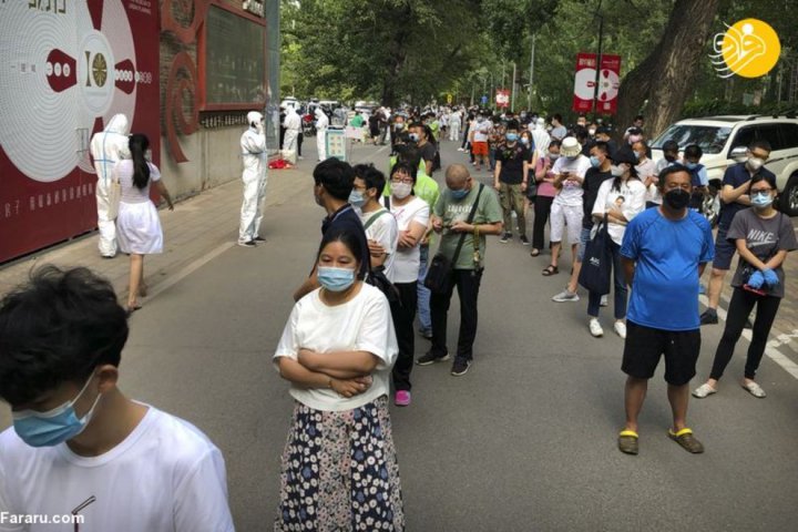 (تصاویر) هجوم مردم چین برای تست کرونا