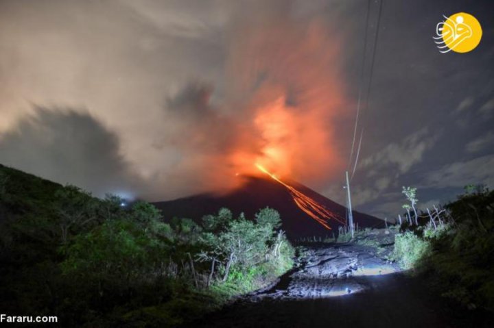 (تصاویر) فوران آتشفشان آناک کراکاتوا