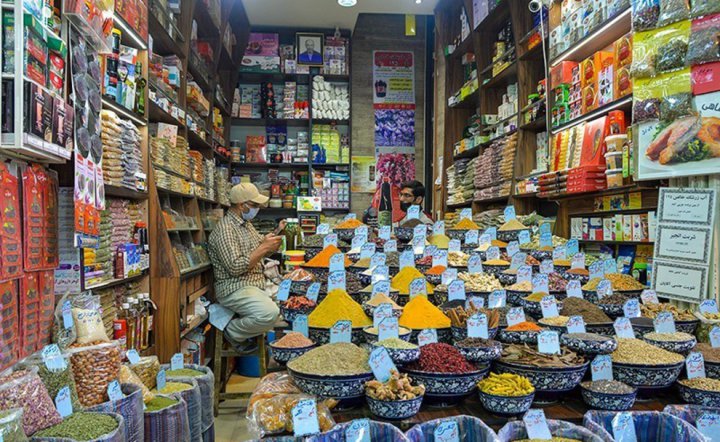 (تصاویر) کسادی بازار وکیل شیراز در ایام کرونا