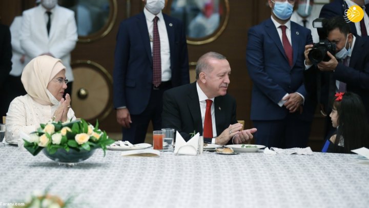 (تصاویر) ضیافت اردوغان برای خانواده‌های قربانیان کودتای نافرجام