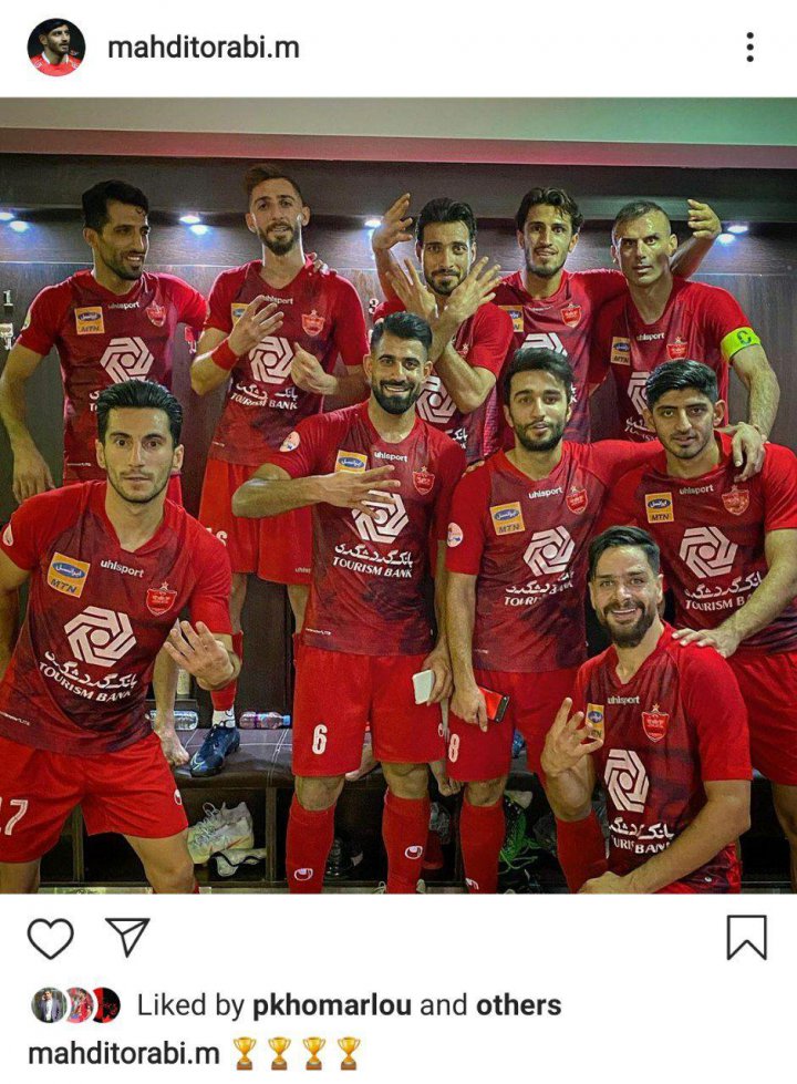 (عکس) عدد ۴، نماد جدید پرسپولیسی‌ها