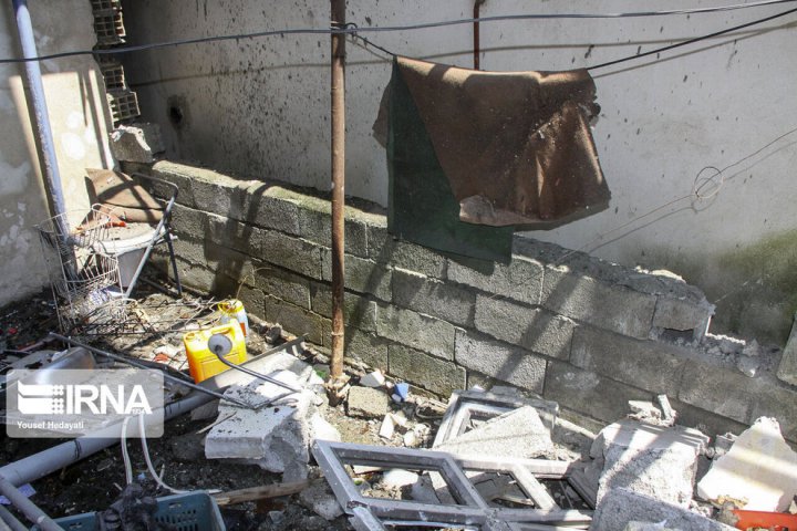 (تصاویر) انفجار منزل مسکونی در آستارا