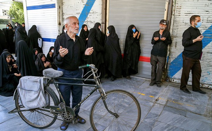 (تصاویر) دسته عزاداری شهادت امام جواد(ع) در قم