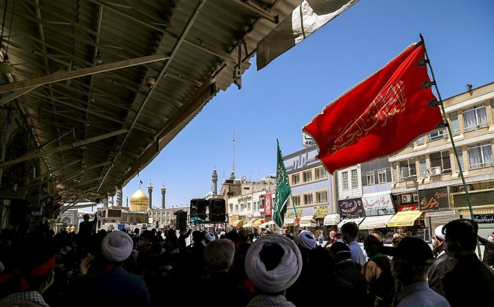 (تصاویر) دسته عزاداری شهادت امام جواد(ع) در قم