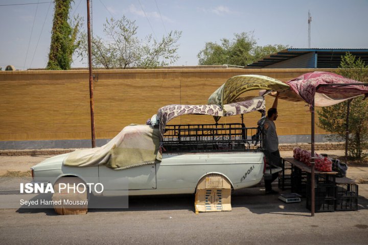 (تصاویر) تداوم گرما و هوای شرجی در خوزستان