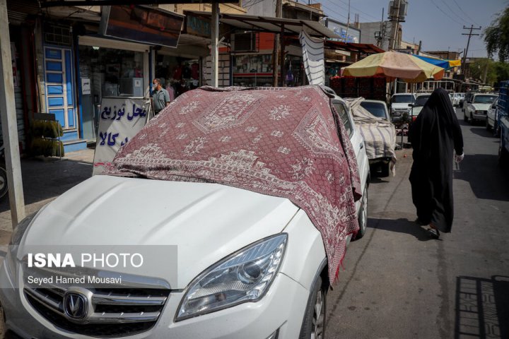 (تصاویر) تداوم گرما و هوای شرجی در خوزستان