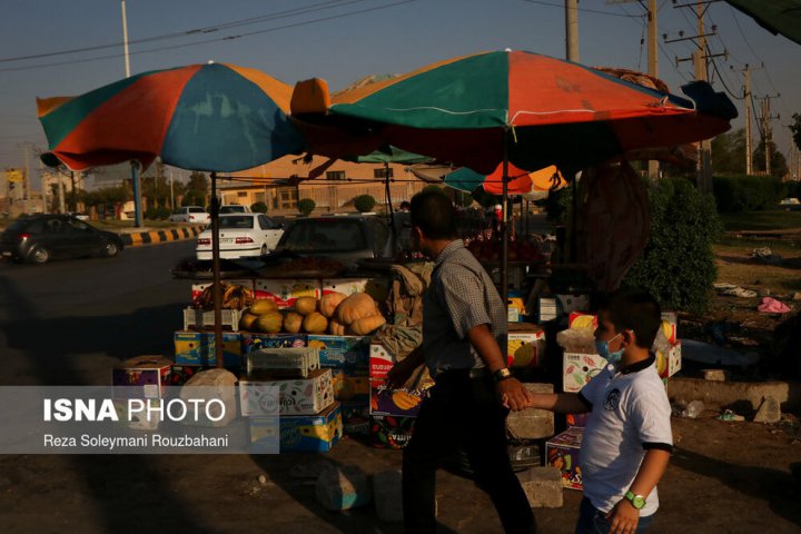 (تصاویر) تداوم گرما و هوای شرجی در خوزستان