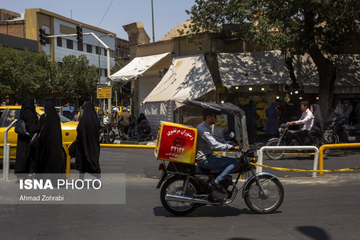 (تصاویر) گرمای ۵۰ درجه هوا در قم