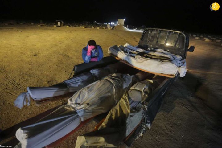 (تصاویر) کفن و دفن اموات کرونایی در نجف اشرف