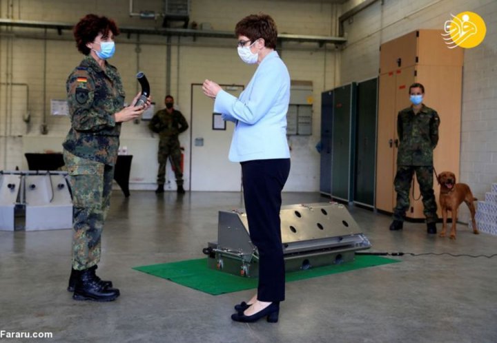 (تصاویر) آموزش سگ‌های کرونایاب در ارتش آلمان