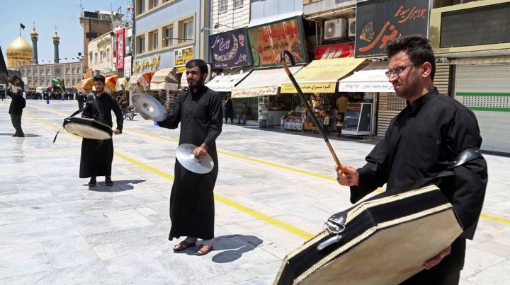 (تصاویر) عزاداری شهادت امام محمد باقر(ع) در قم