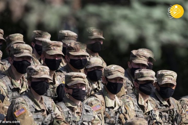 (تصاویر) آموزش نظامیان آمریکایی در سایه کرونا