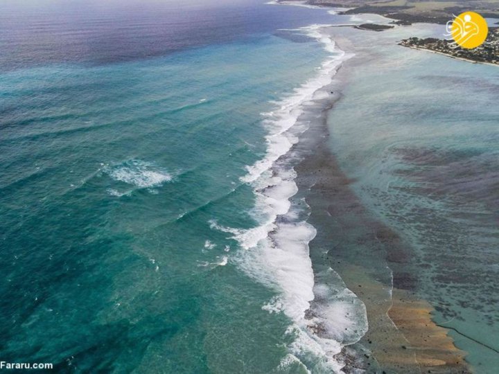 (تصاویر) دو نیم شدن نفتکش ژاپنی در ساحل جزیره موریس