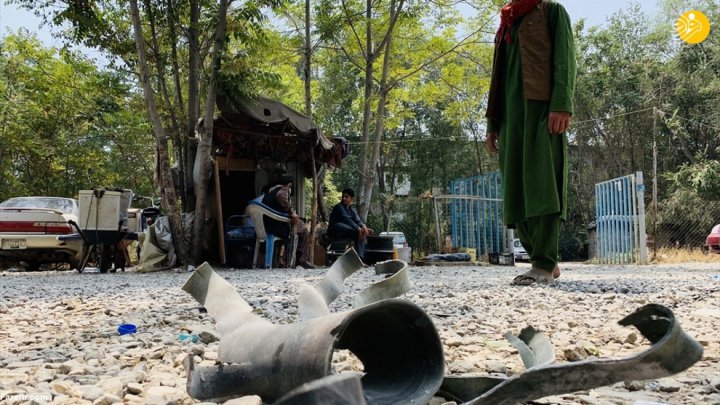 (تصاویر) خسارات حمله راکتی به کابل