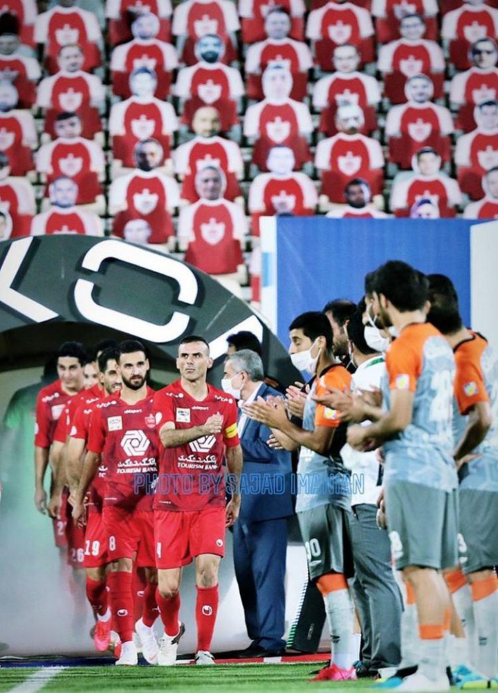 (عکس) تونل افتخار سایپایی‌ها برای پرسپولیس