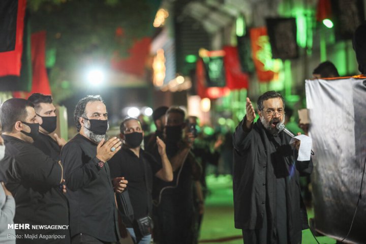 (تصاویر) تکیه سیار محمود کریمی