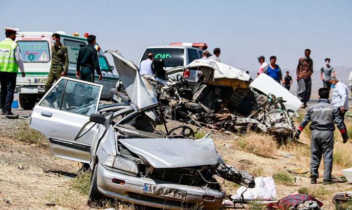 (تصاویر) تصادف مرگبار در محور سبزوار اسفراین‎