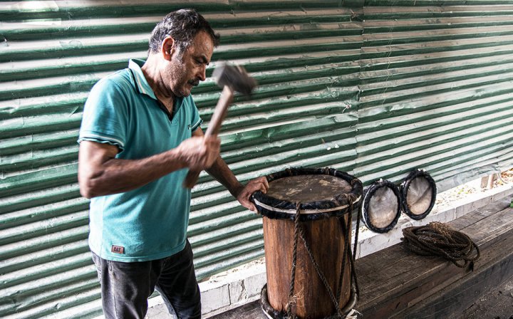 (تصاویر) کارگاه ساخت دَمام