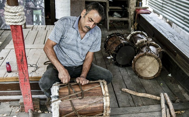 (تصاویر) کارگاه ساخت دَمام