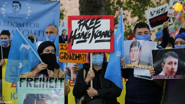 (تصاویر) تظاهرات اویغورها در برلین