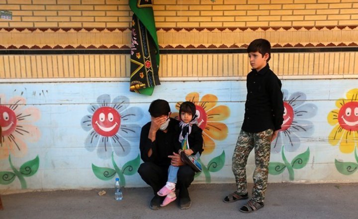 (تصاویر) عزاداری در کوچه شهید حججی