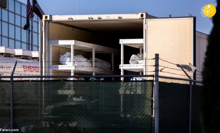 (تصاویر) جابجایی اجساد کرونایی توسط زندانیان تگزاس