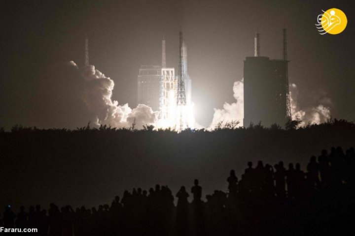 (تصاویر) پرتاب فضاپیمای چینی به ماه