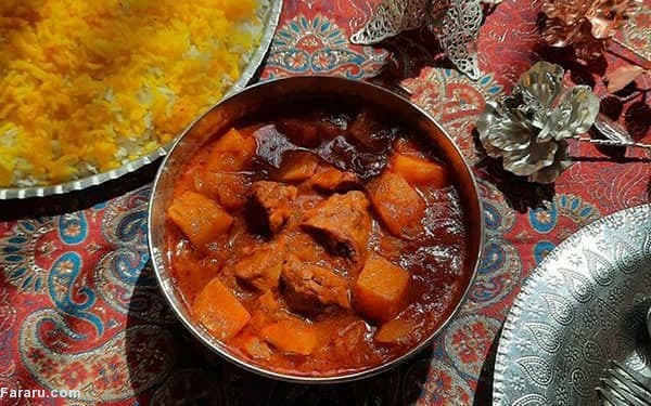 خورشت کدو حلوایی