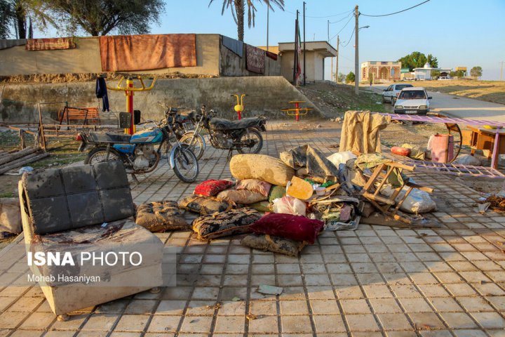 (تصاویر) مناطق سیل زده دشتستان استان بوشهر