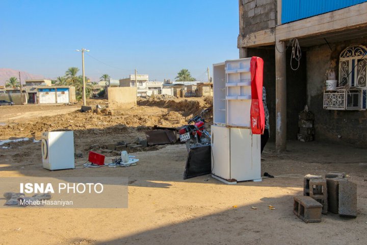 (تصاویر) مناطق سیل زده دشتستان استان بوشهر