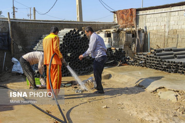 (تصاویر) مناطق سیل زده دشتستان استان بوشهر